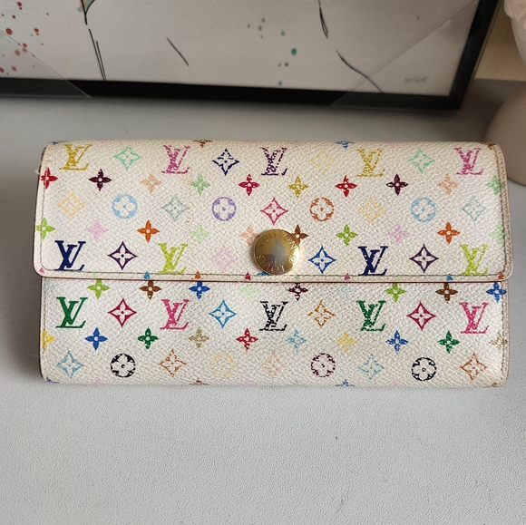 Louis Vuitton Murakami White Wallet - Picture 1 of 13